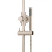 Round Gooseneck 200mm Twin Shower With Single Function Hand Shower